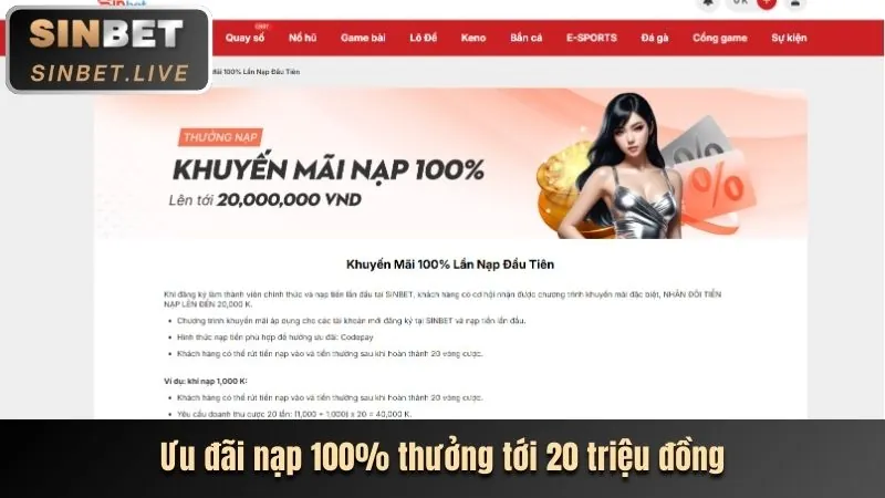 Phương thức nạp rút tiền 5pet win